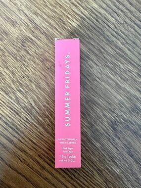 NIB Summer Fridays Lip Butter Balm in Pink Sugar